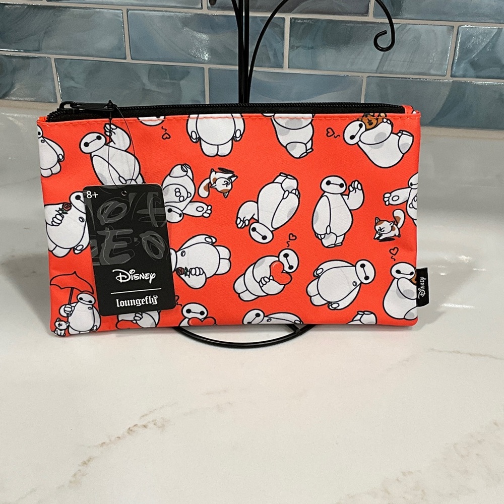 Disney Loungefly Wall-E Baymax Cosmetic Bag NEW WITH TAGS! - Picture 2 of 3